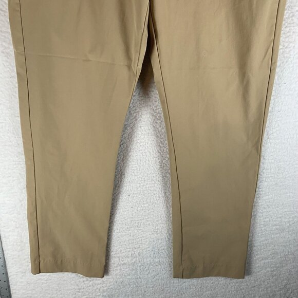 J.Crew Chino Pants Men's 33 X 30‎ Khaki Polyester Thompson Flex Tapered Leg 9783 - Picture 3 of 13